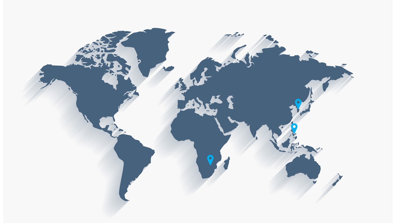 BEST COP 글로벌 거점 지도